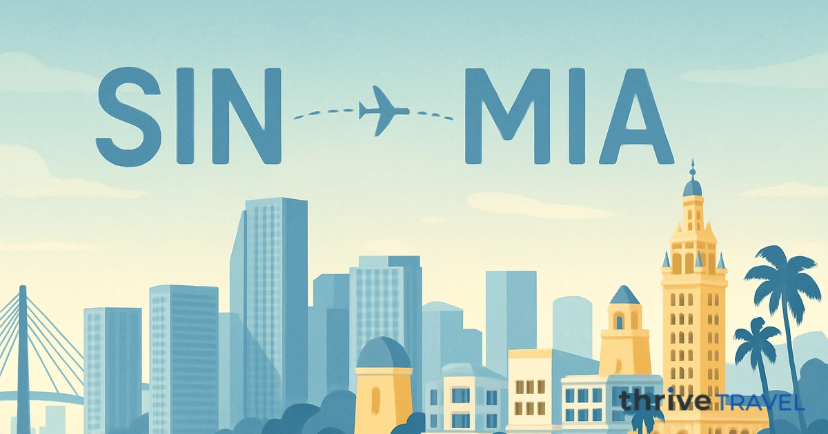 Singapore to Miami