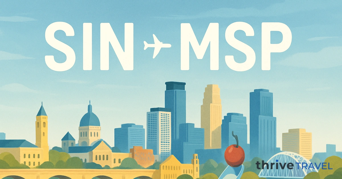 Singapore to Minneapolis