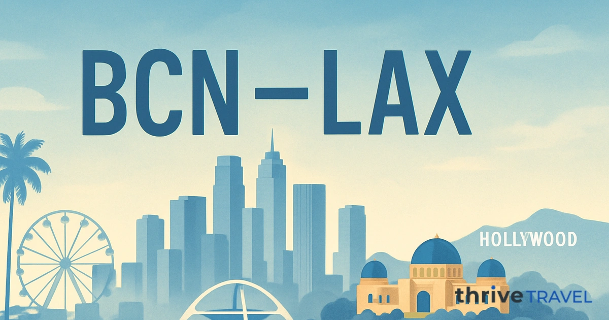 Barcelona to Los Angeles