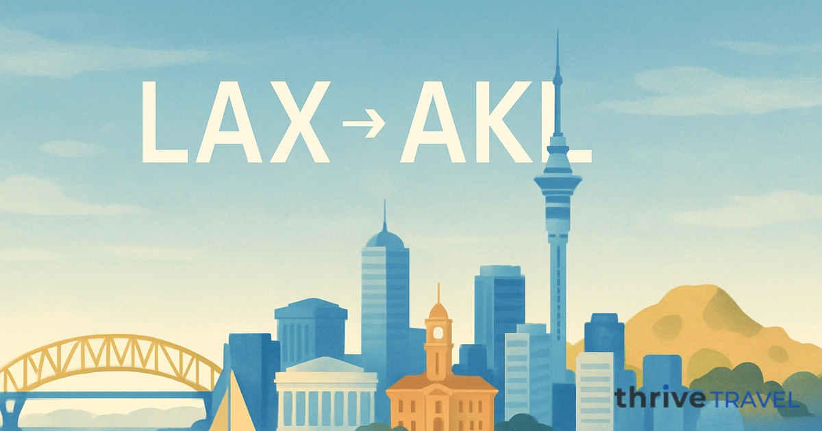 Los Angeles to Auckland