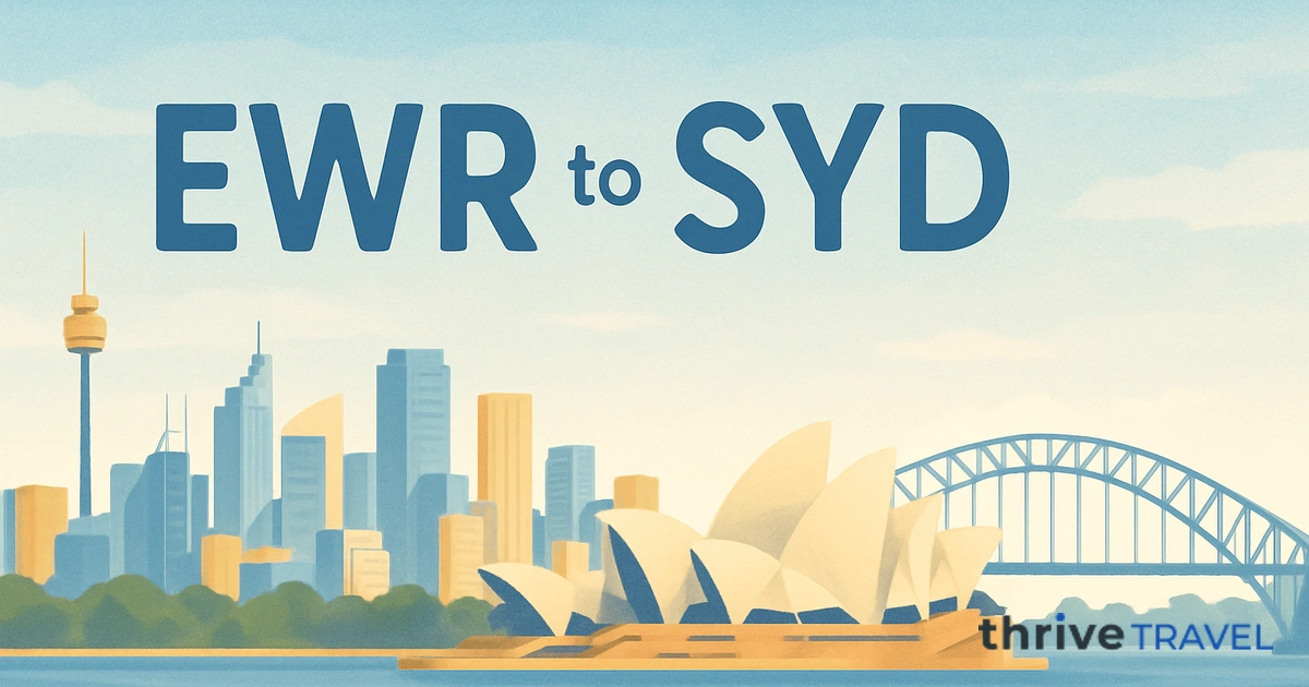 Newark to Sydney