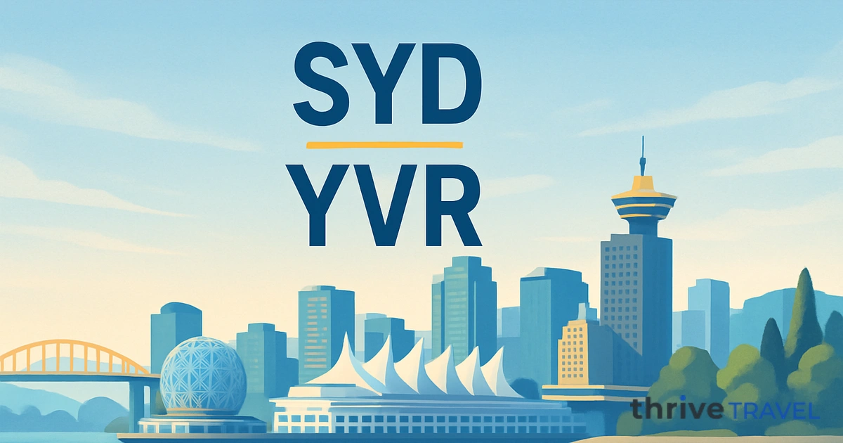 Sydney to Vancouver