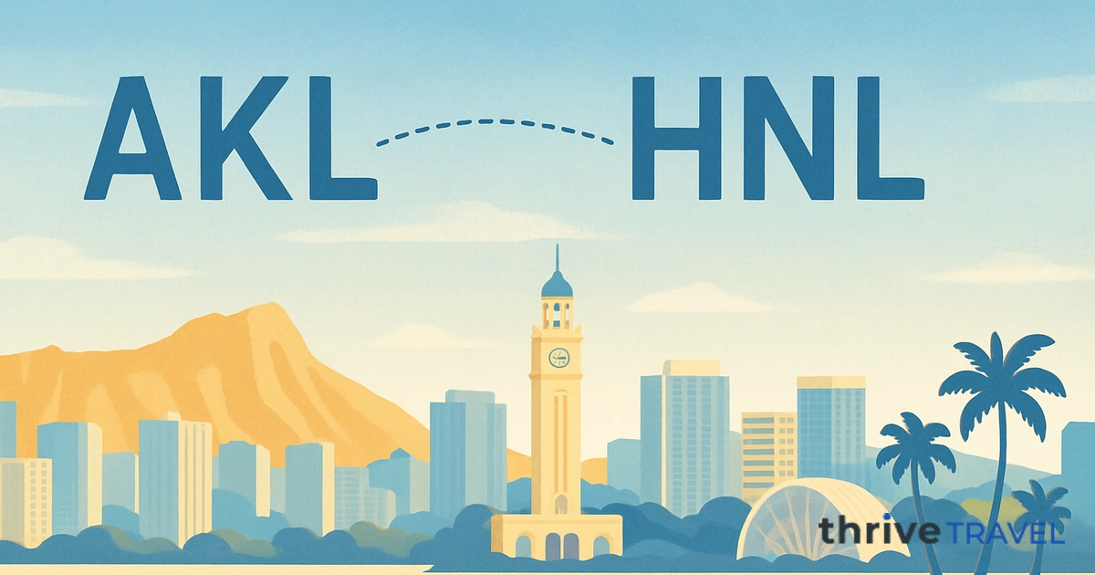 Auckland to Honolulu