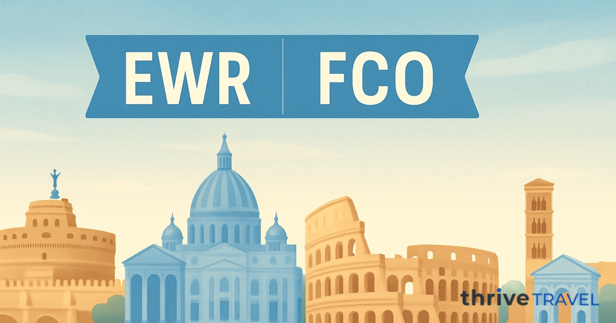 Newark to Rome