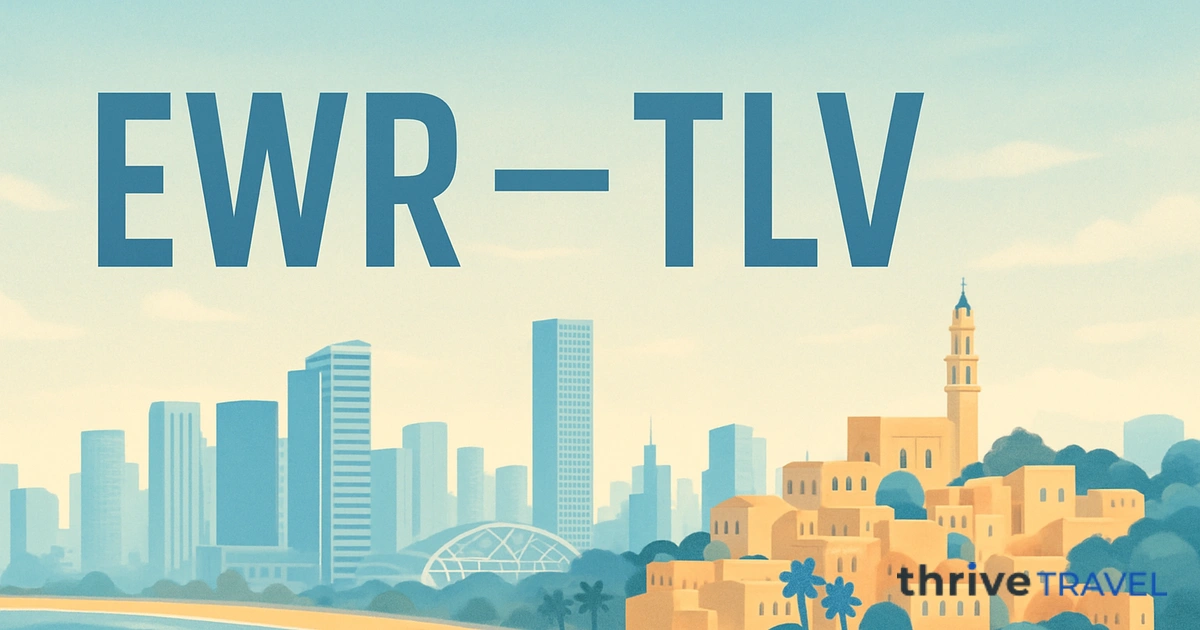Newark to Tel Aviv