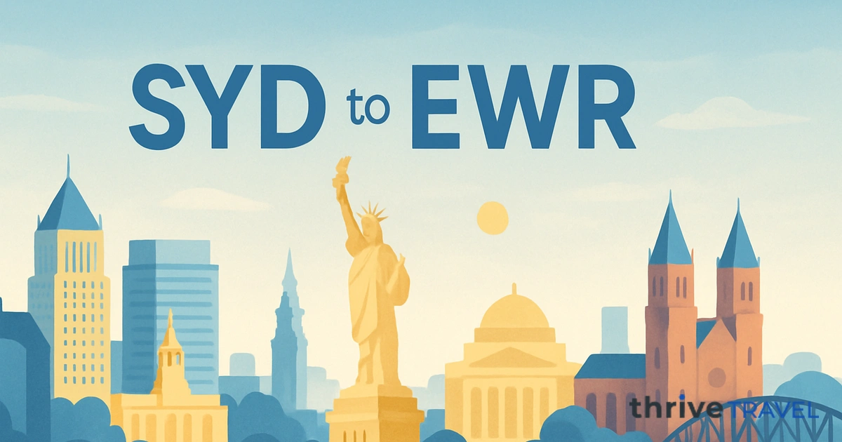 Sydney to Newark