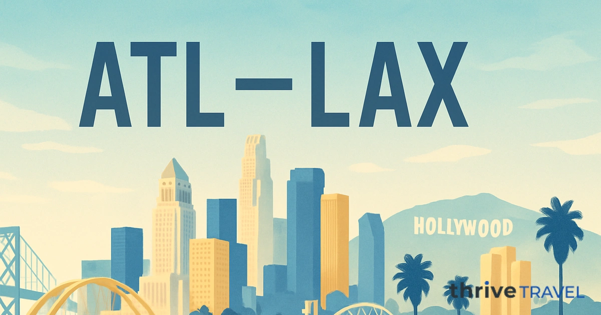 Atlanta to Los Angeles
