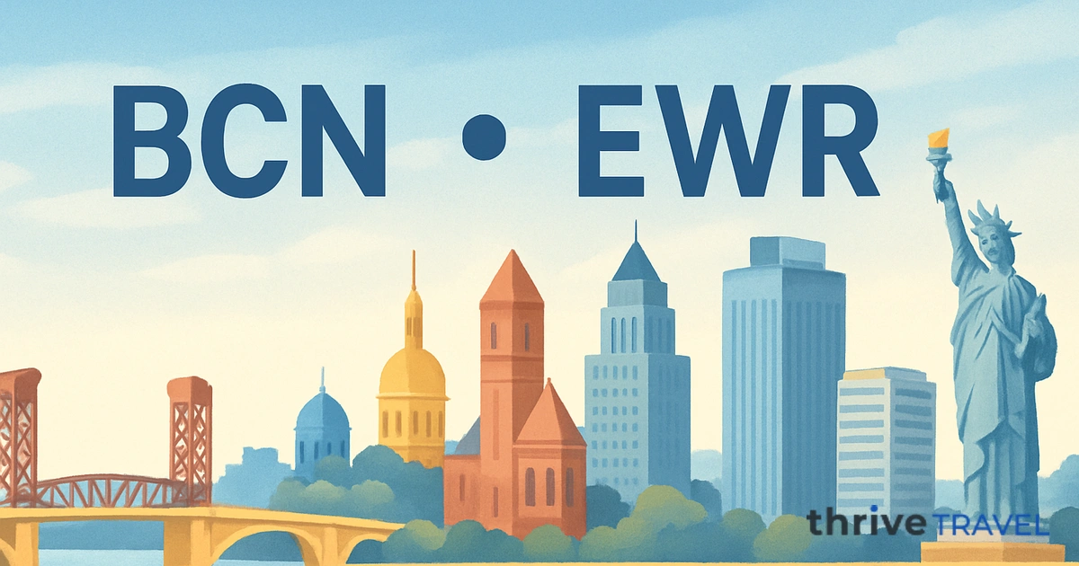 Barcelona to Newark