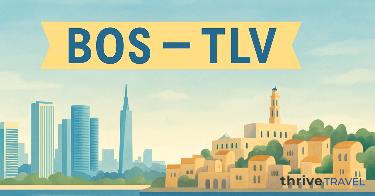 Boston to Tel Aviv