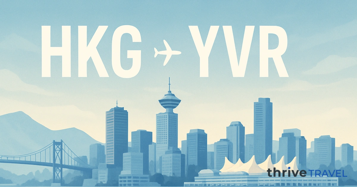 Hong Kong to Vancouver