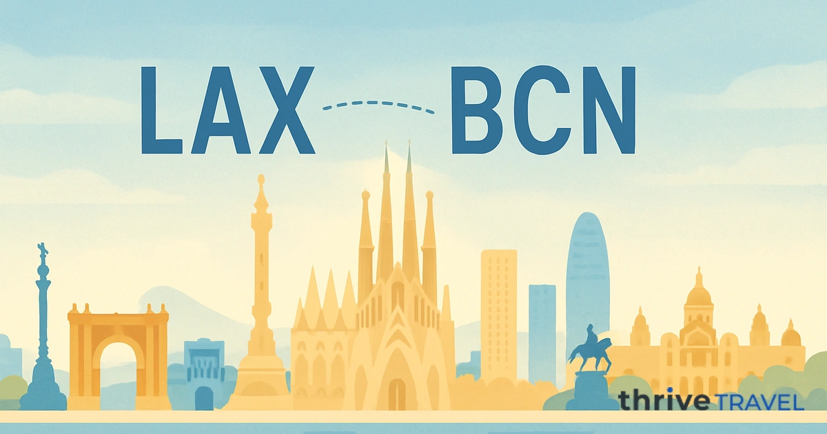 Los Angeles to Barcelona