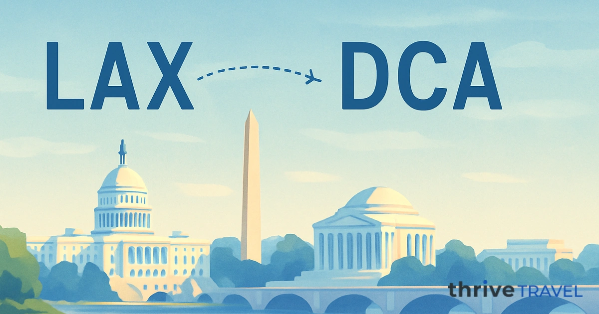 Los Angeles to Washington D.C.