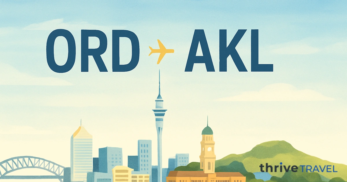 Chicago to Auckland