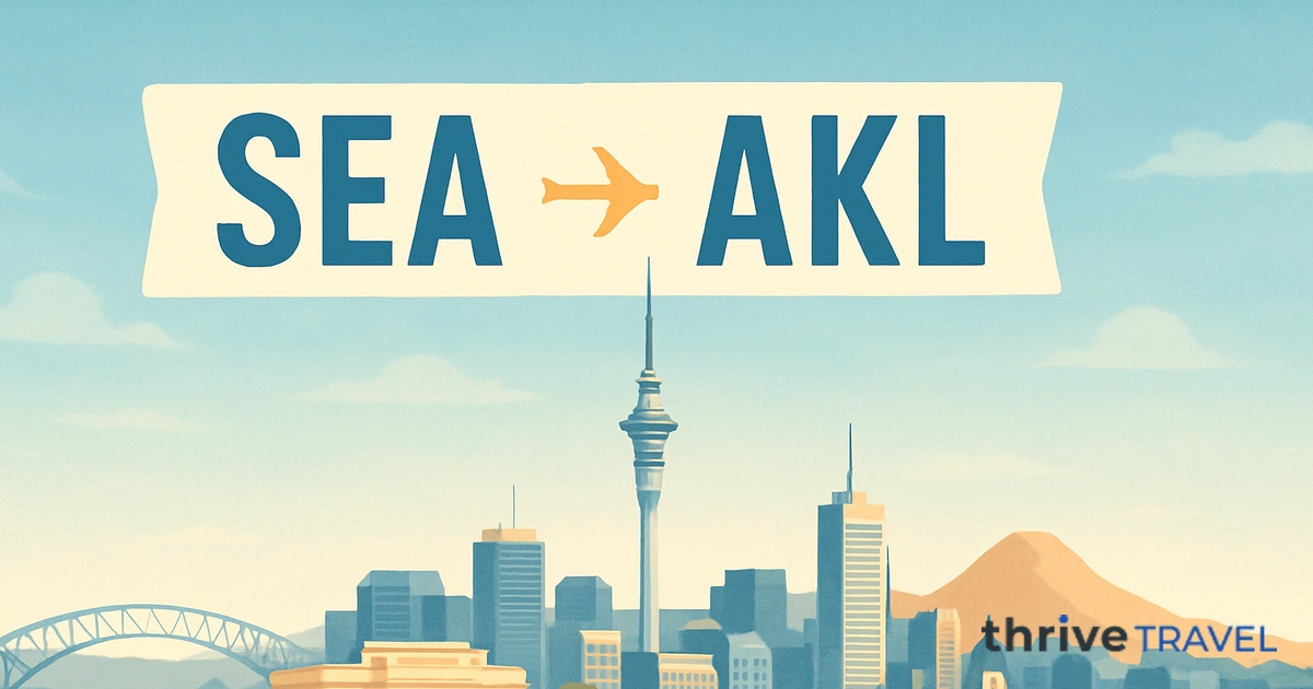 Seattle to Auckland