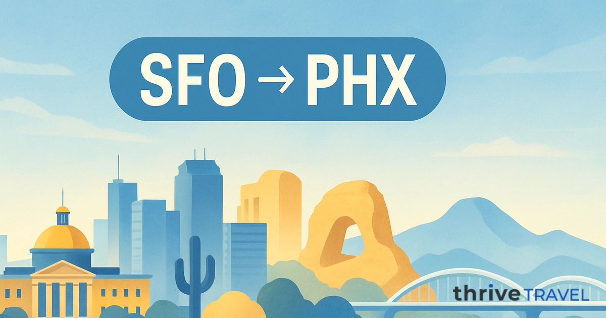 San Francisco to Phoenix