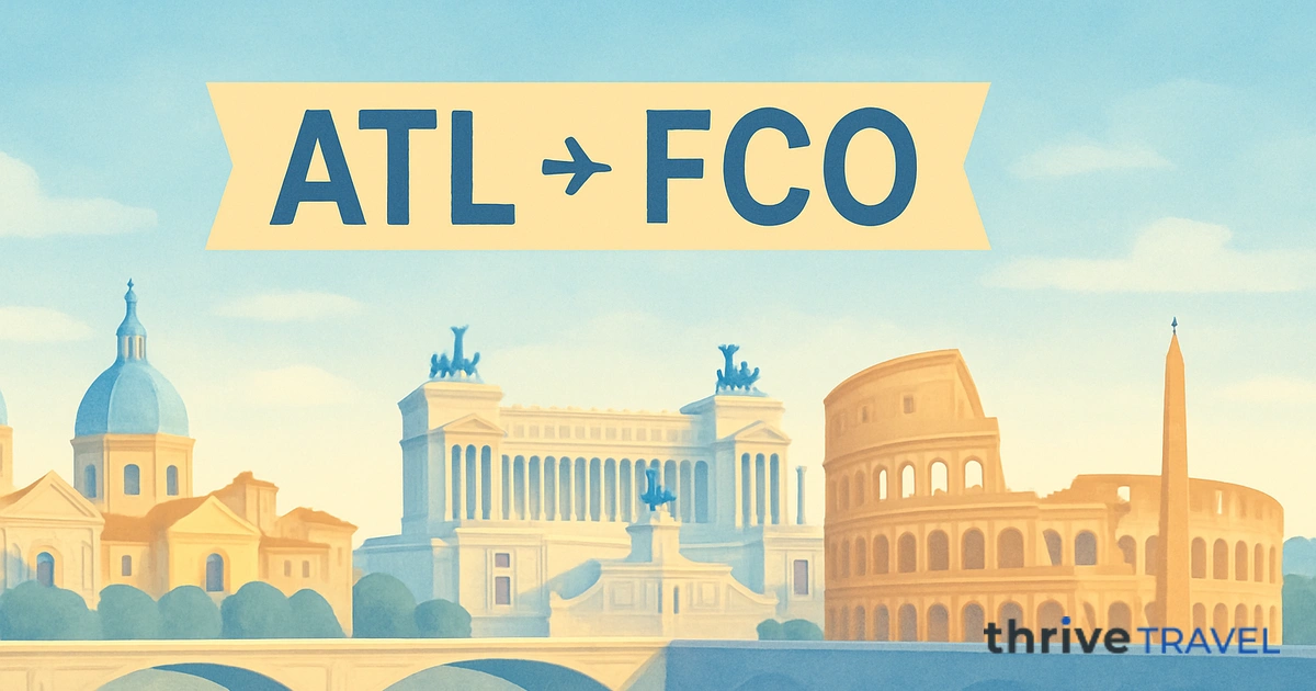 Atlanta to Rome