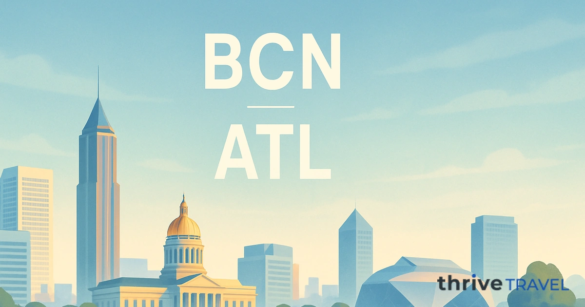 Barcelona to Atlanta