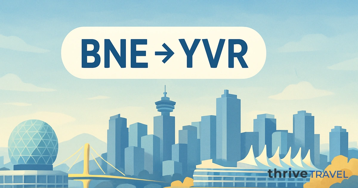 Brisbane to Vancouver