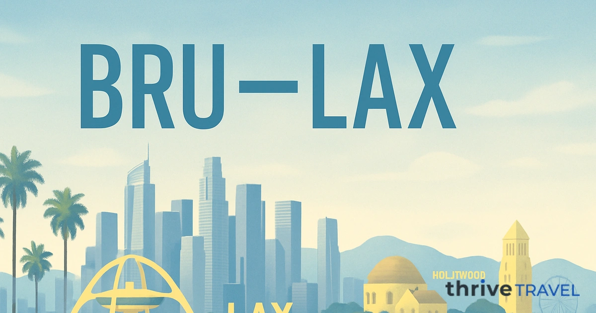 Brussels to Los Angeles