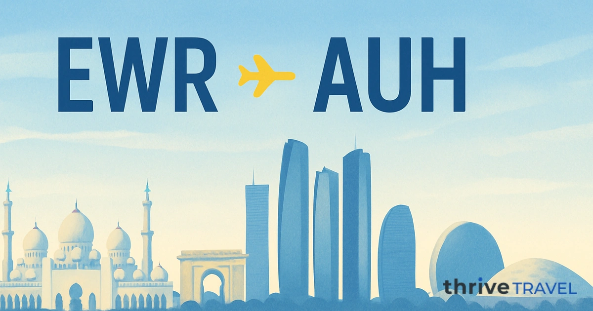 Newark to Abu Dhabi