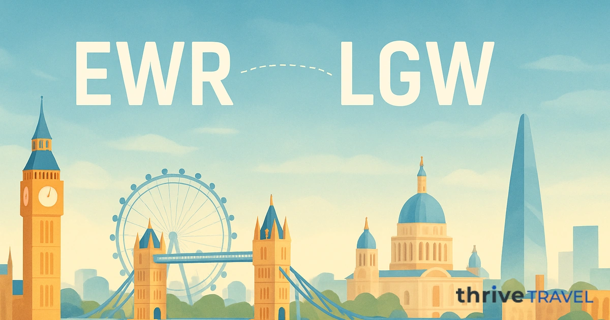 Newark to London Gatwick