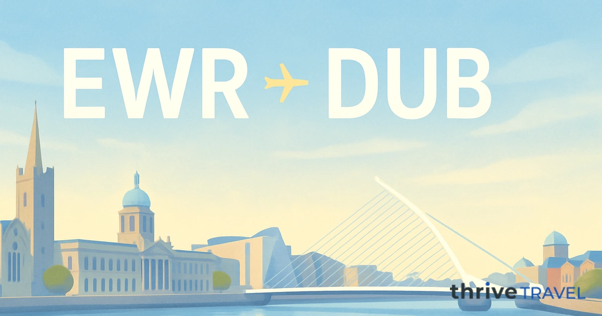 Newark to Dublin