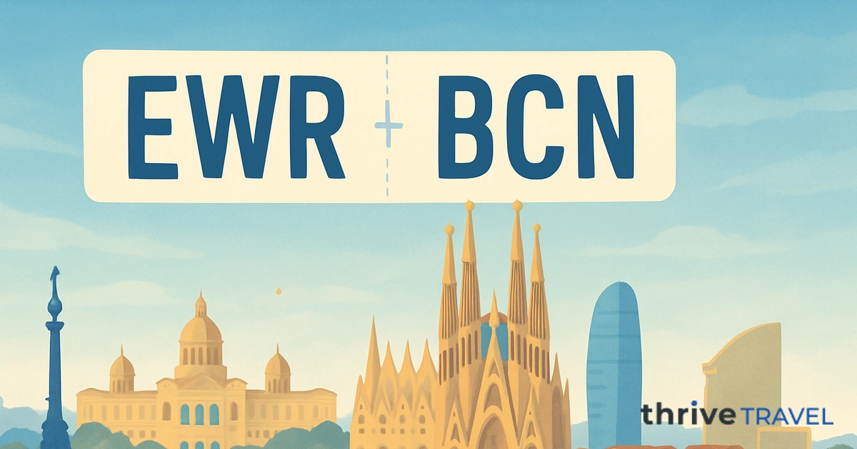 Newark to Barcelona