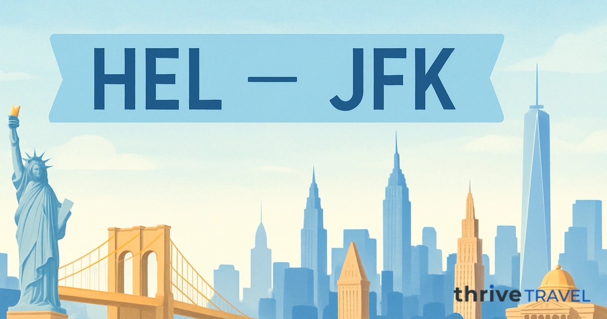 Helsinki to New York