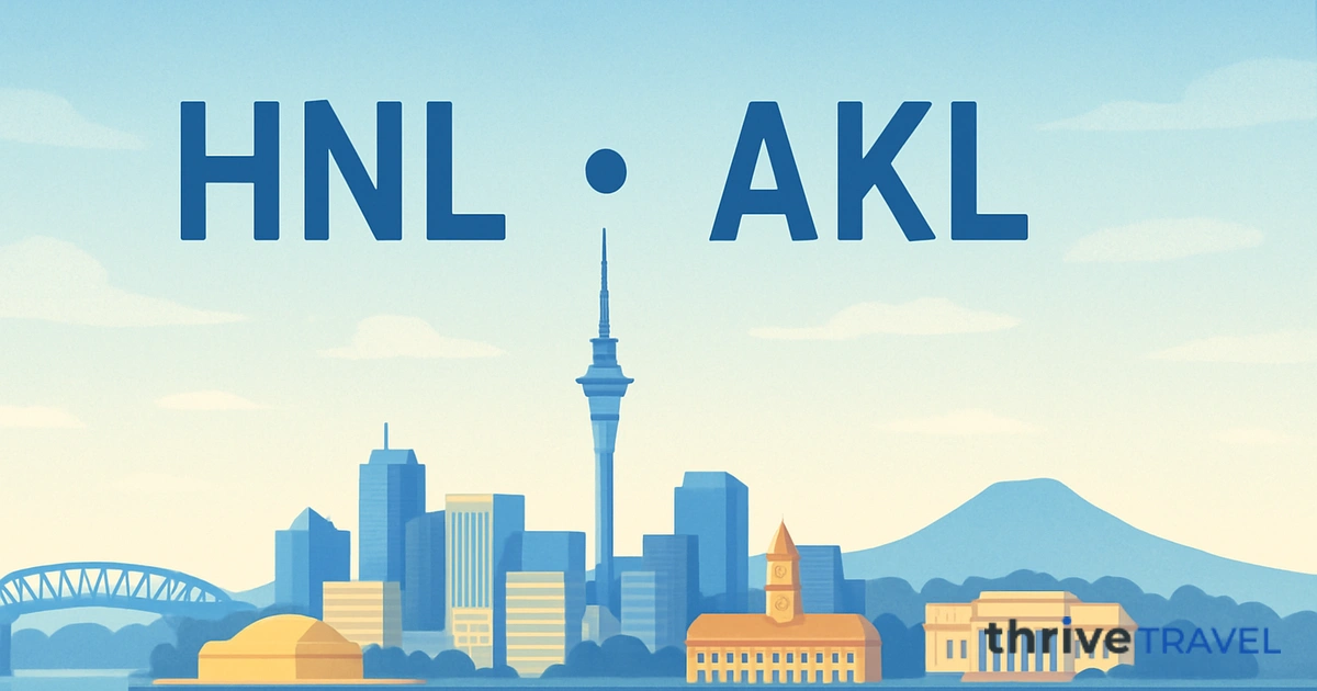 Honolulu to Auckland