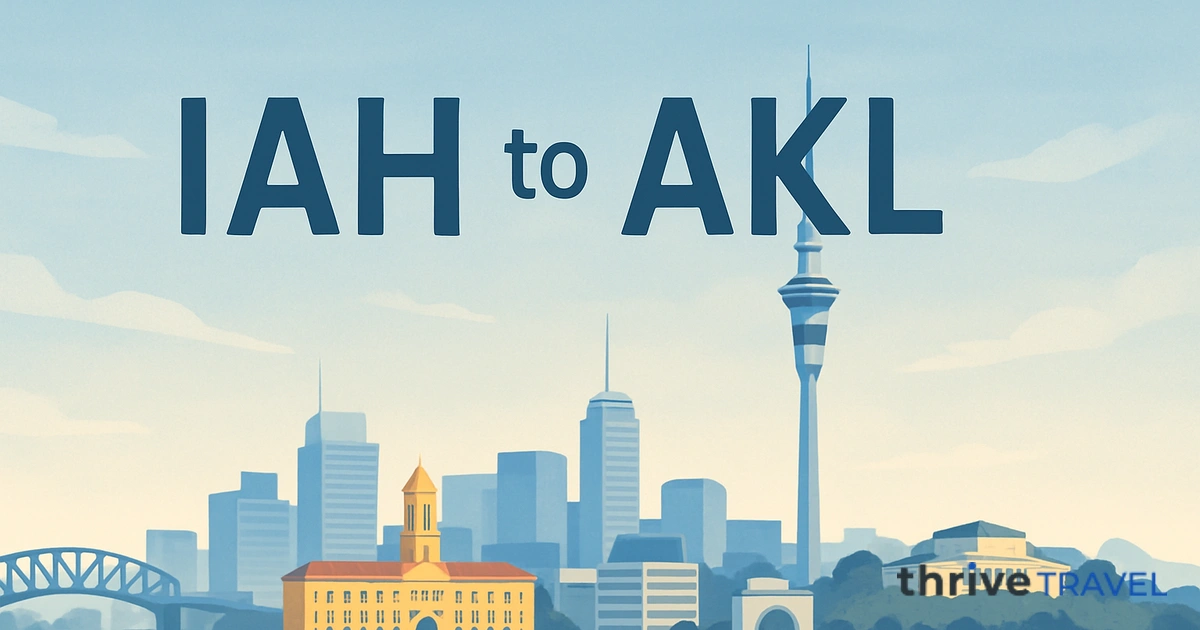 Houston to Auckland