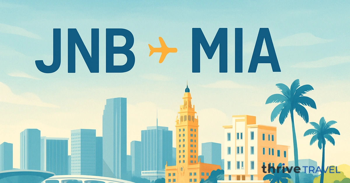 Johannesburg to Miami