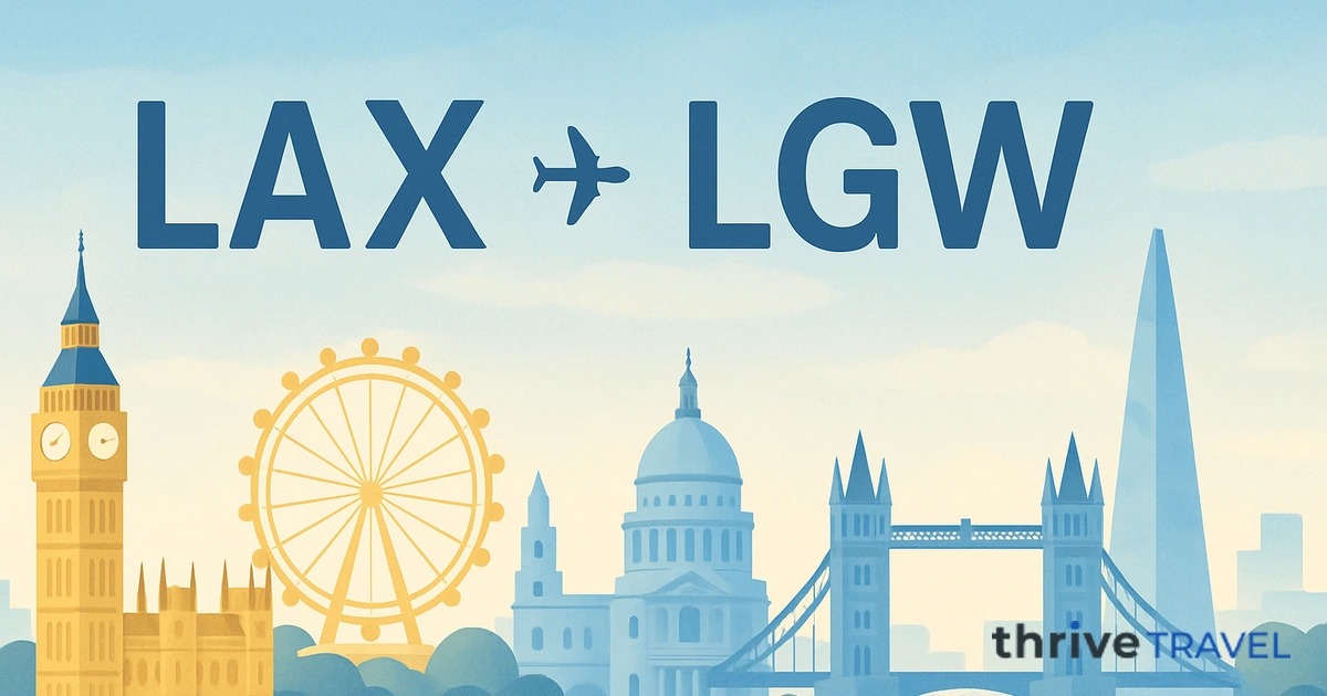 Los Angeles to London Gatwick