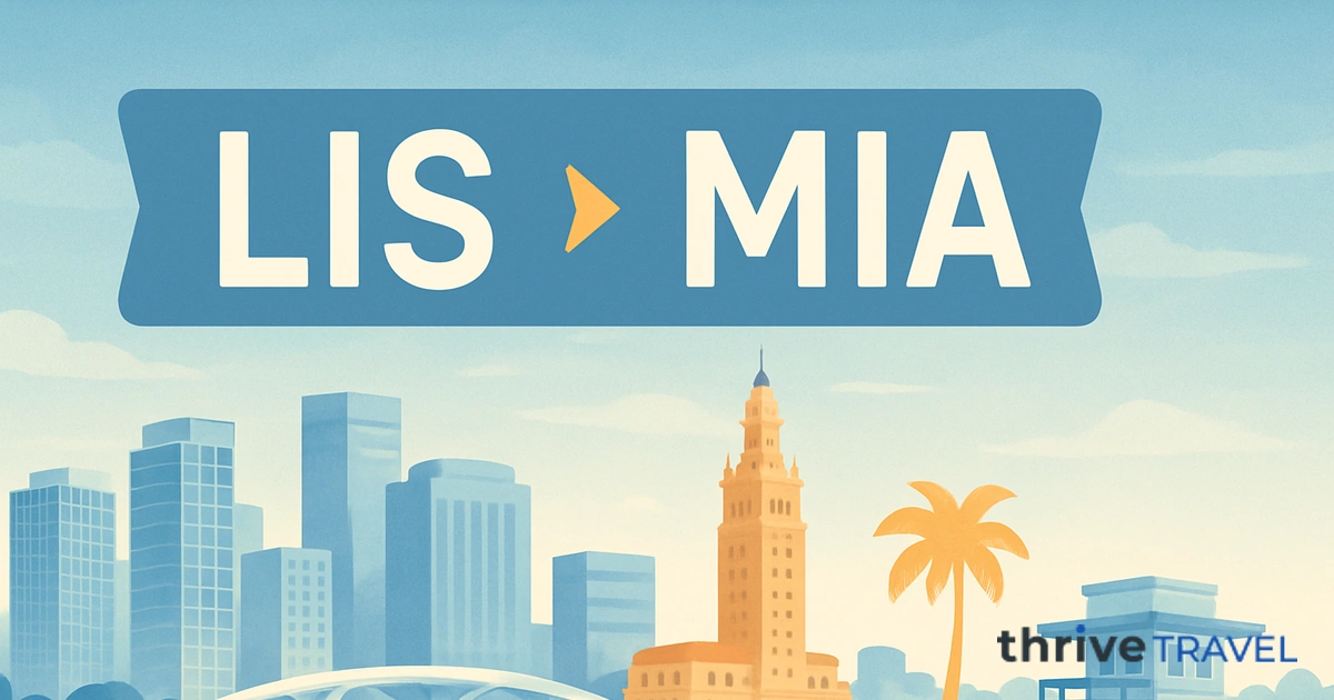 Lisbon to Miami