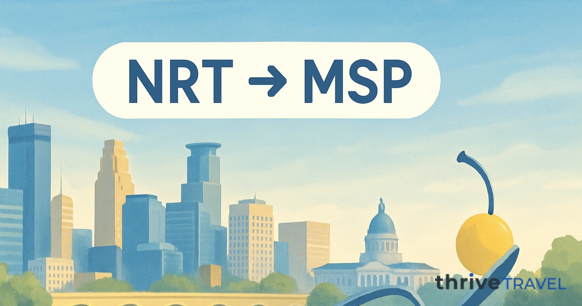 Tokyo to Minneapolis