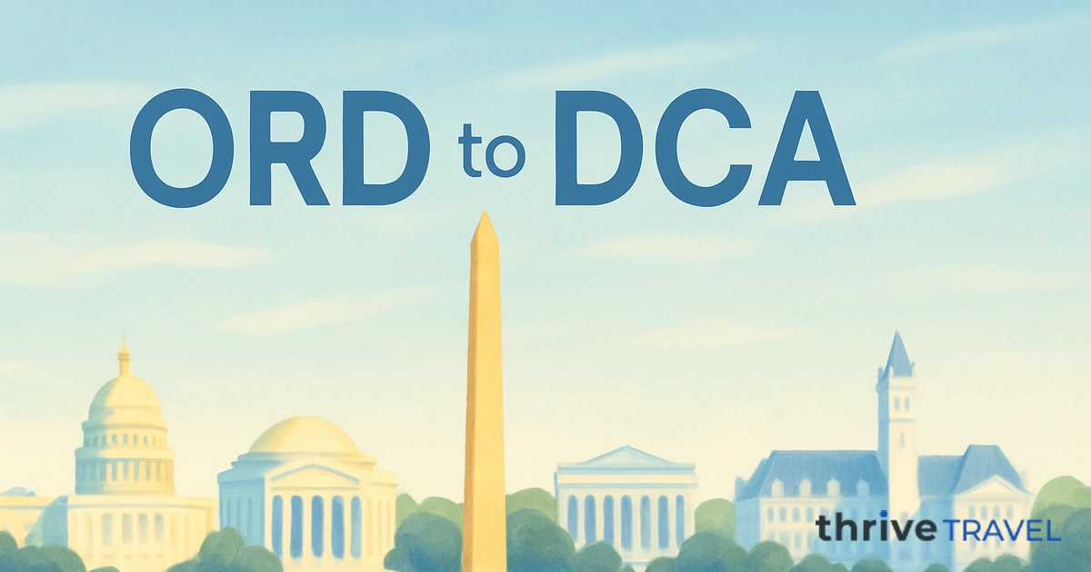 Chicago to Washington, D.C.