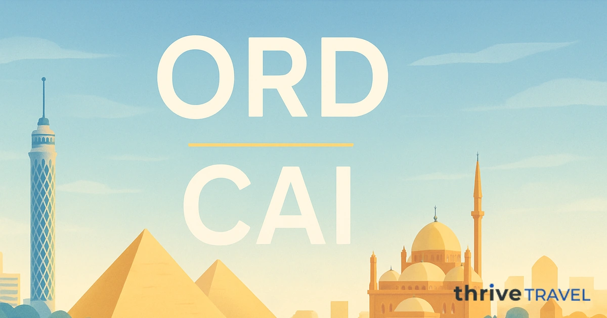 Chicago to Cairo