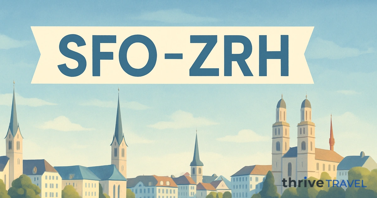 San Francisco to Zurich