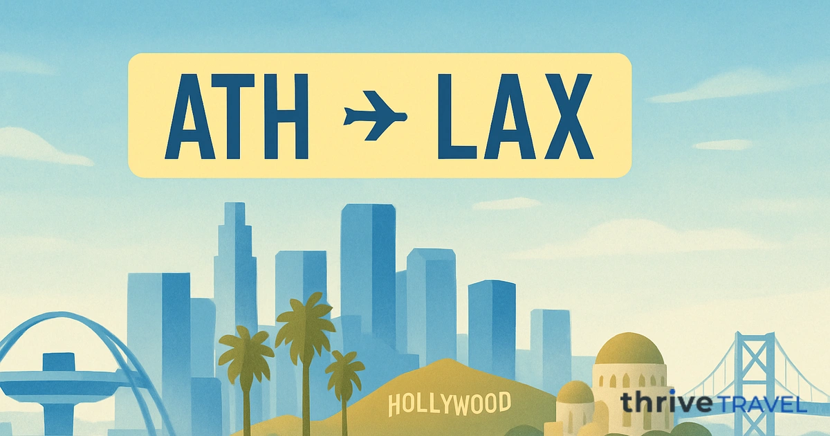 Athens to Los Angeles