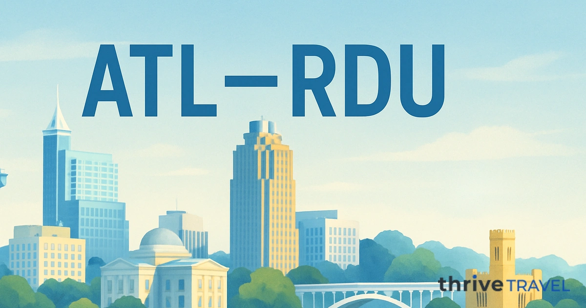 Atlanta to Raleigh