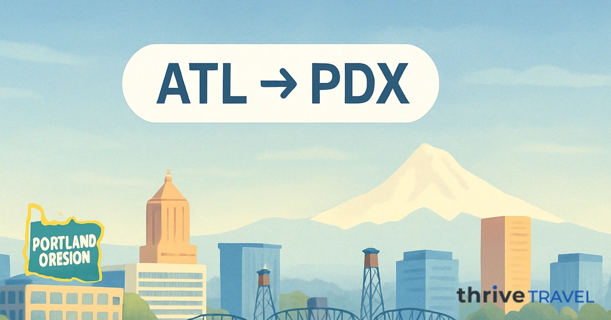 Atlanta to Portland