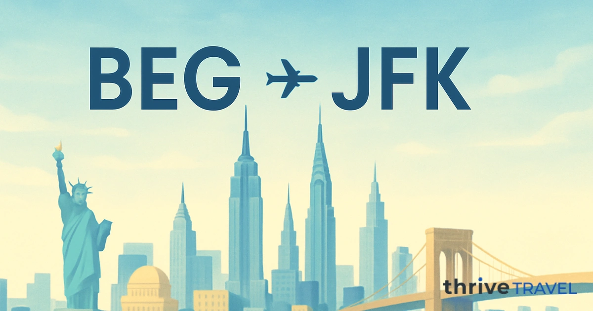 Belgrade to New York