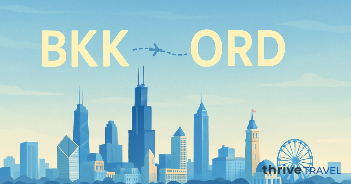 Bangkok to Chicago