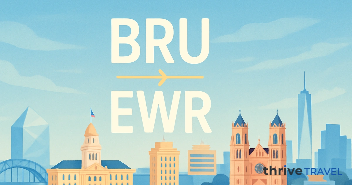 Brussels to Newark