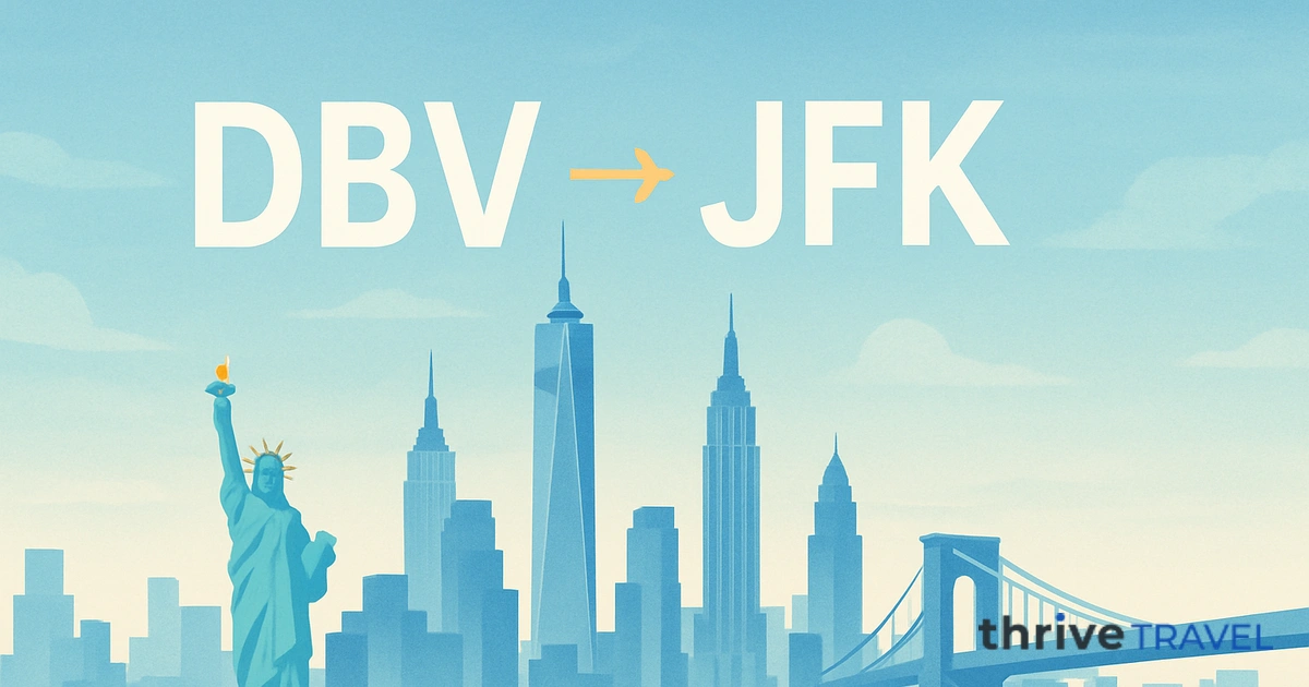 Dubrovnik to New York