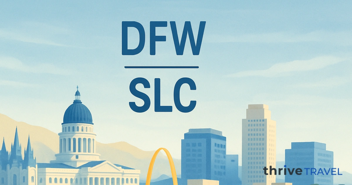 Dallas to Salt Lake City