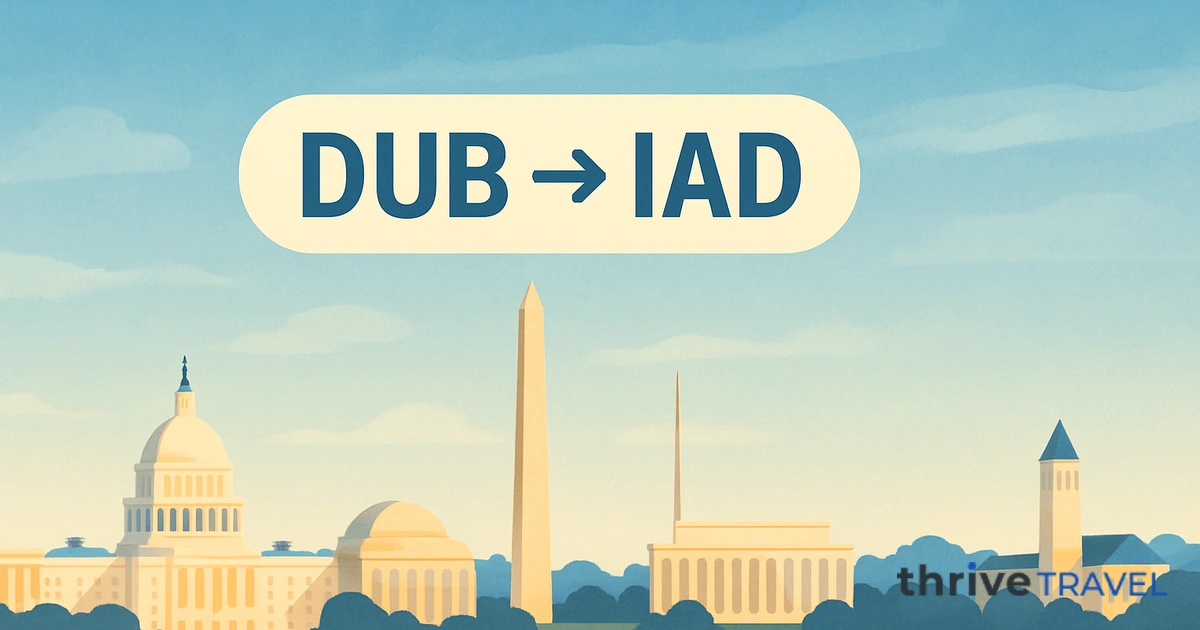 Dublin to Washington