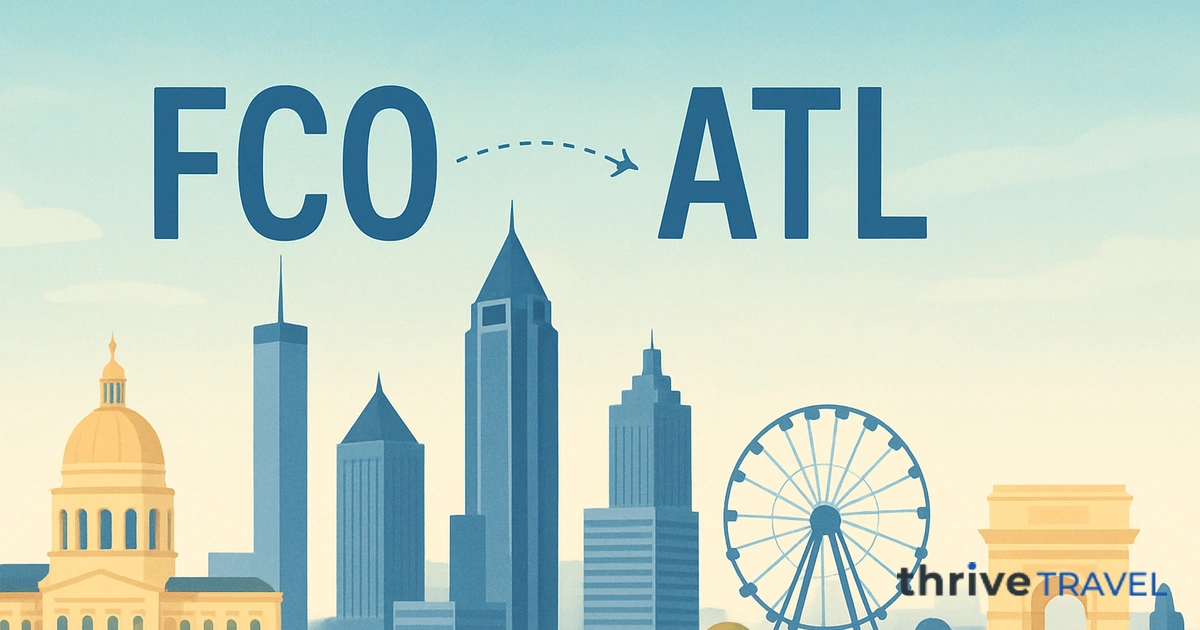 Rome to Atlanta