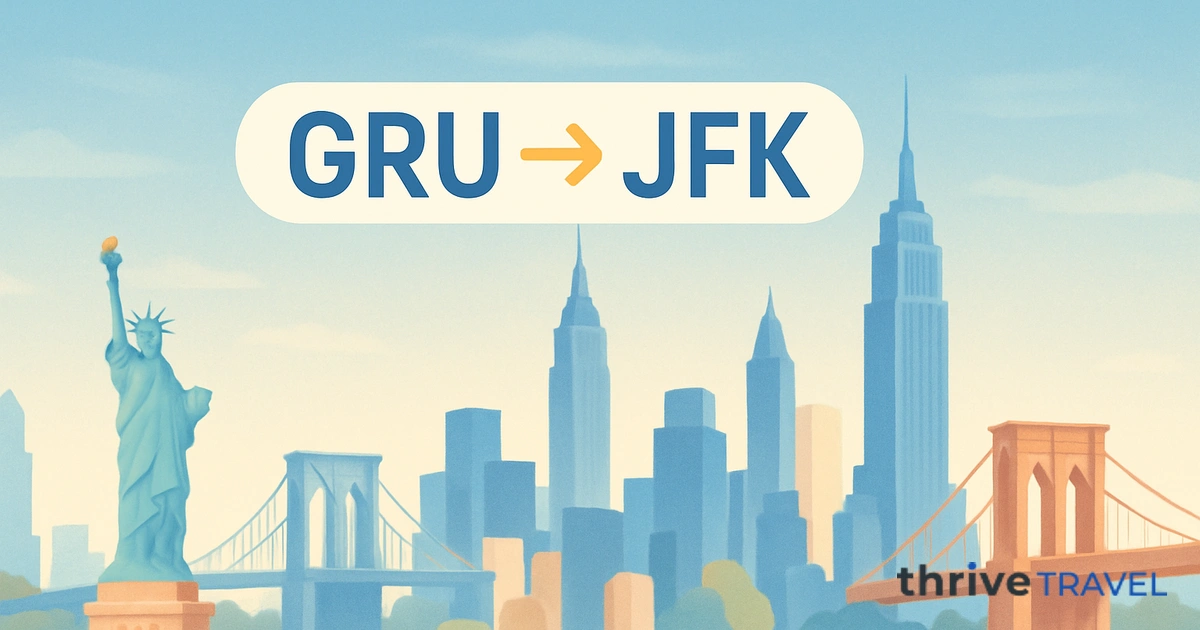 São Paulo to New York