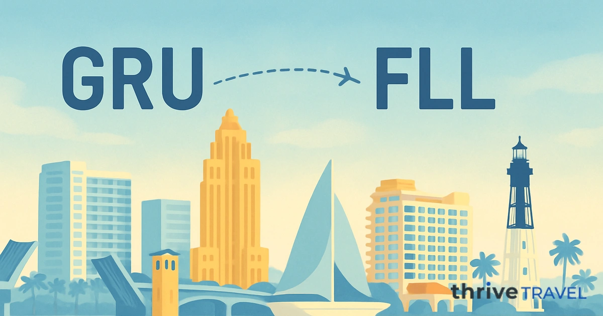 São Paulo to Fort Lauderdale