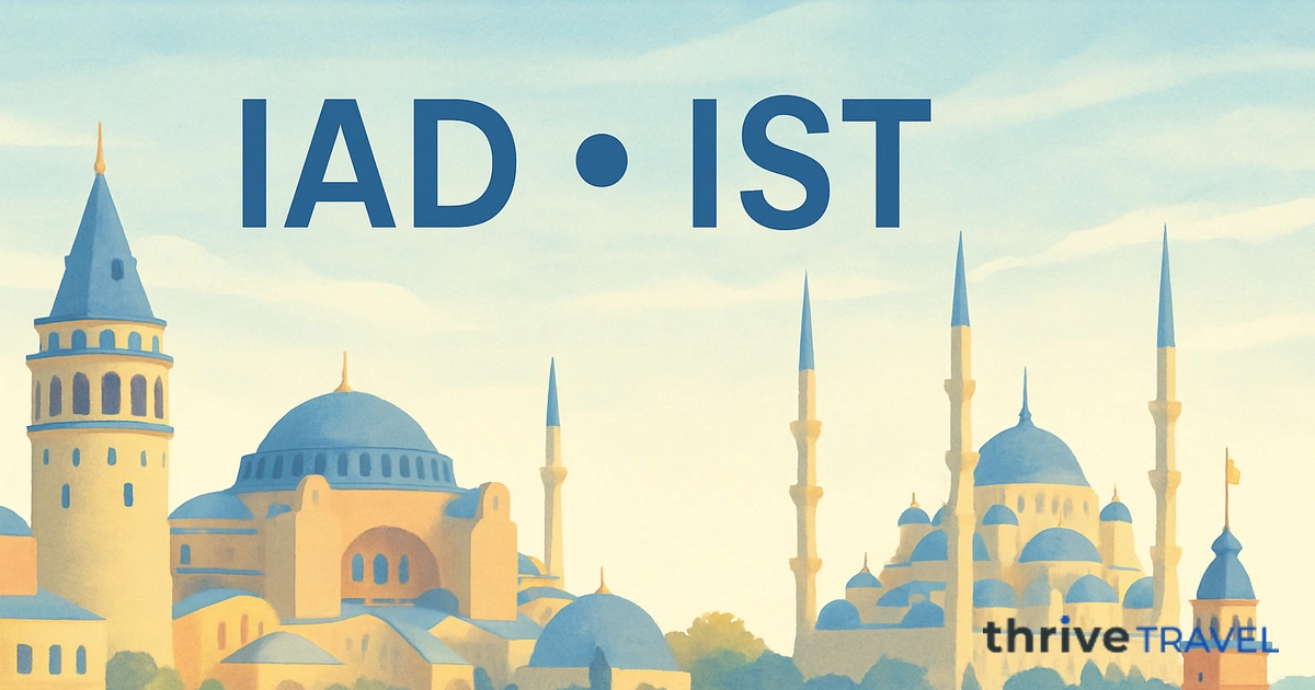 Washington to Istanbul